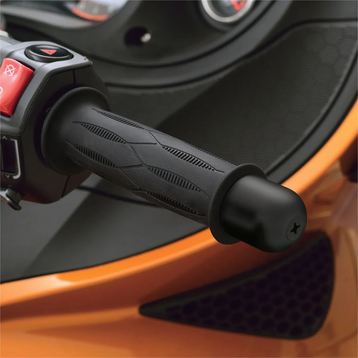 Show Chrome Handlebar Weights - Vibration Dampening