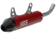 Hgs 2-takts Ljuddämpare med Kolfiberände
