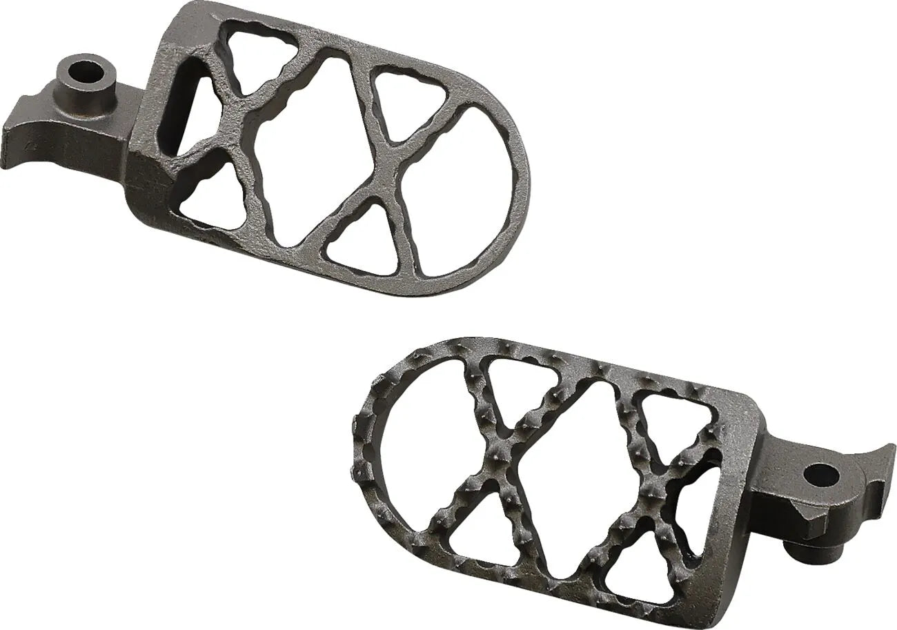 Moose Offroad Pro Foot Pegs - Stainless Steel