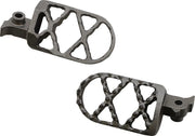 Moose Offroad Pro Foot Pegs - Stainless Steel