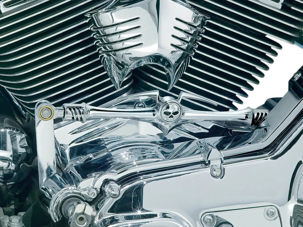 Kuryakyn Zombie Shift Linkage - Chrome, 12-1/8"