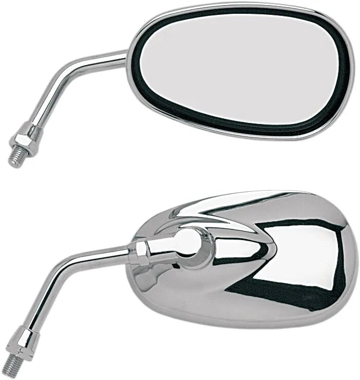 Emgo 'Lil' Cruiser Mirror - Chrome Motorcycle Mirror