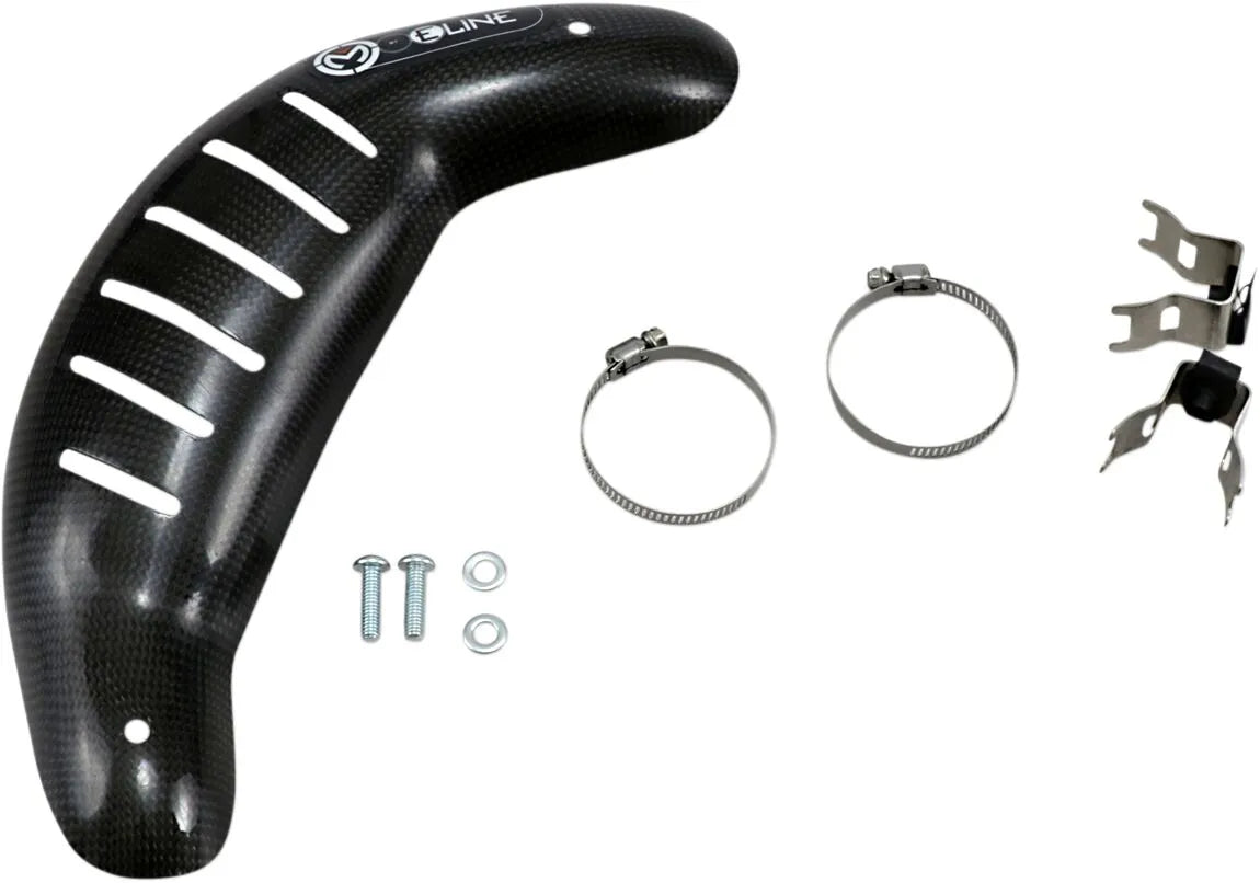 Moose Offroad E Line 4-takts Kolfiber Avgasrörsskydd