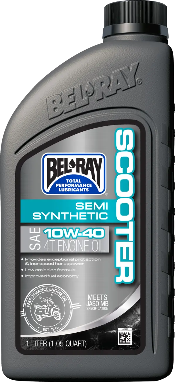 Bel-Ray Scooter Semi-Synthetic 10W-40 Oil 1 liter