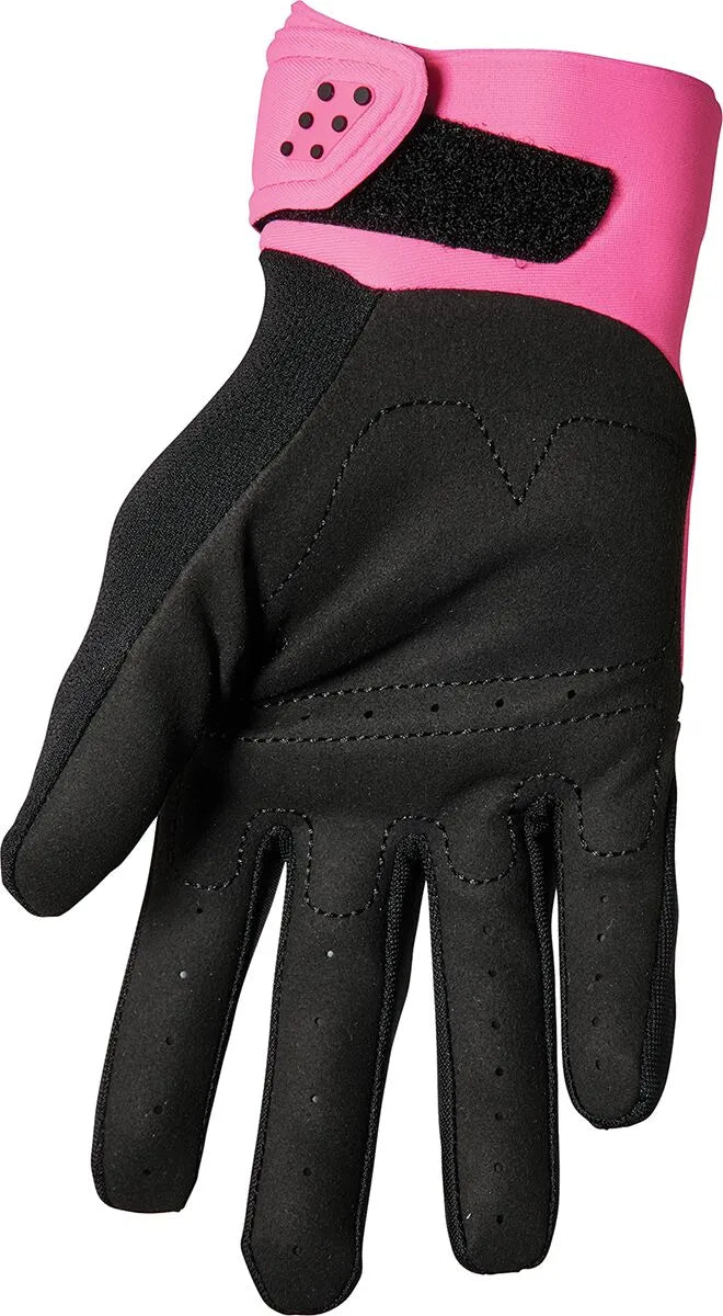 Thor Women's Spectrum Mx Gloves - Black/Fluorescent Pink