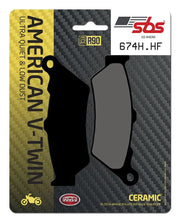 Sbs Hhf Street Ceramic Organic Brake Pads - Front & Rear