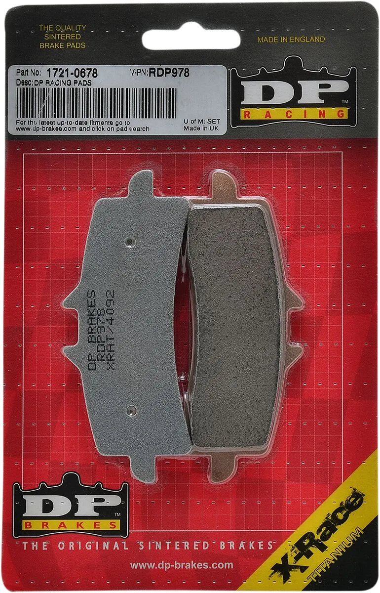 Dp Brakes Rdp X-race Titanium Sintered Bromsbelägg - Fram