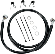 Drag Specialties Förlängd Bromsslang Kit 52.25" Svart
