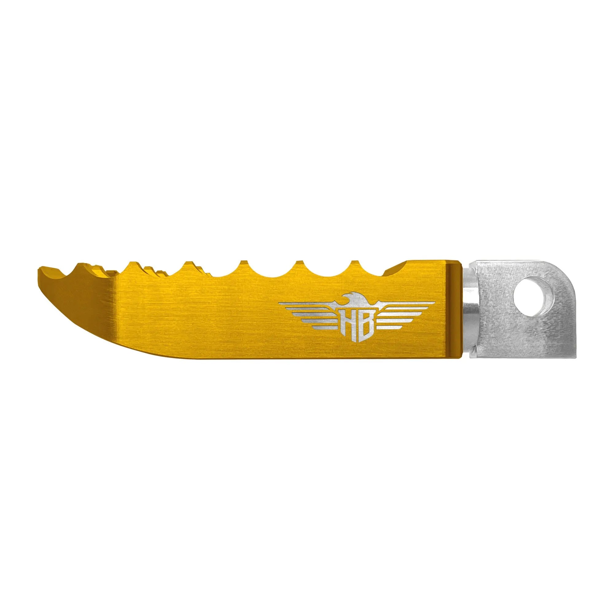 Heinz Bikes Adjustable Foot Pegs For Harley - Gold