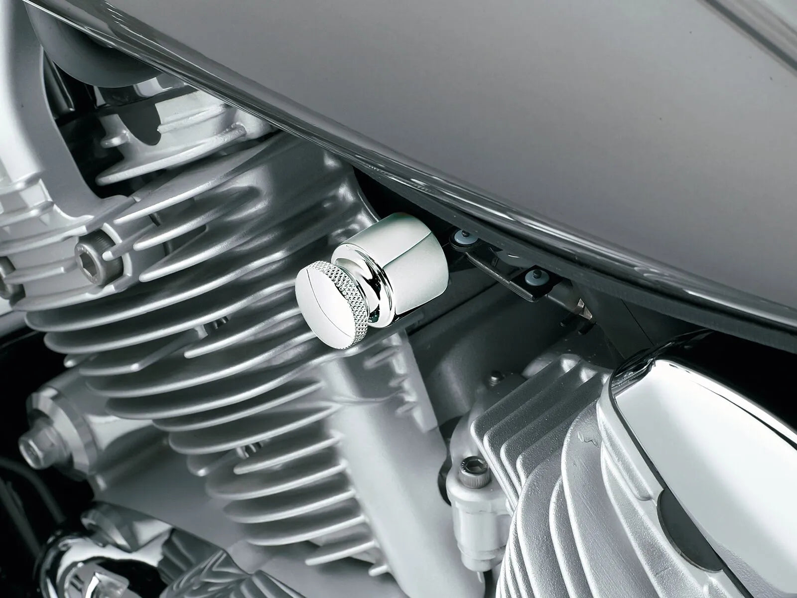 Kuryakyn Marquis Choke Cable Knob Cover - Chrome