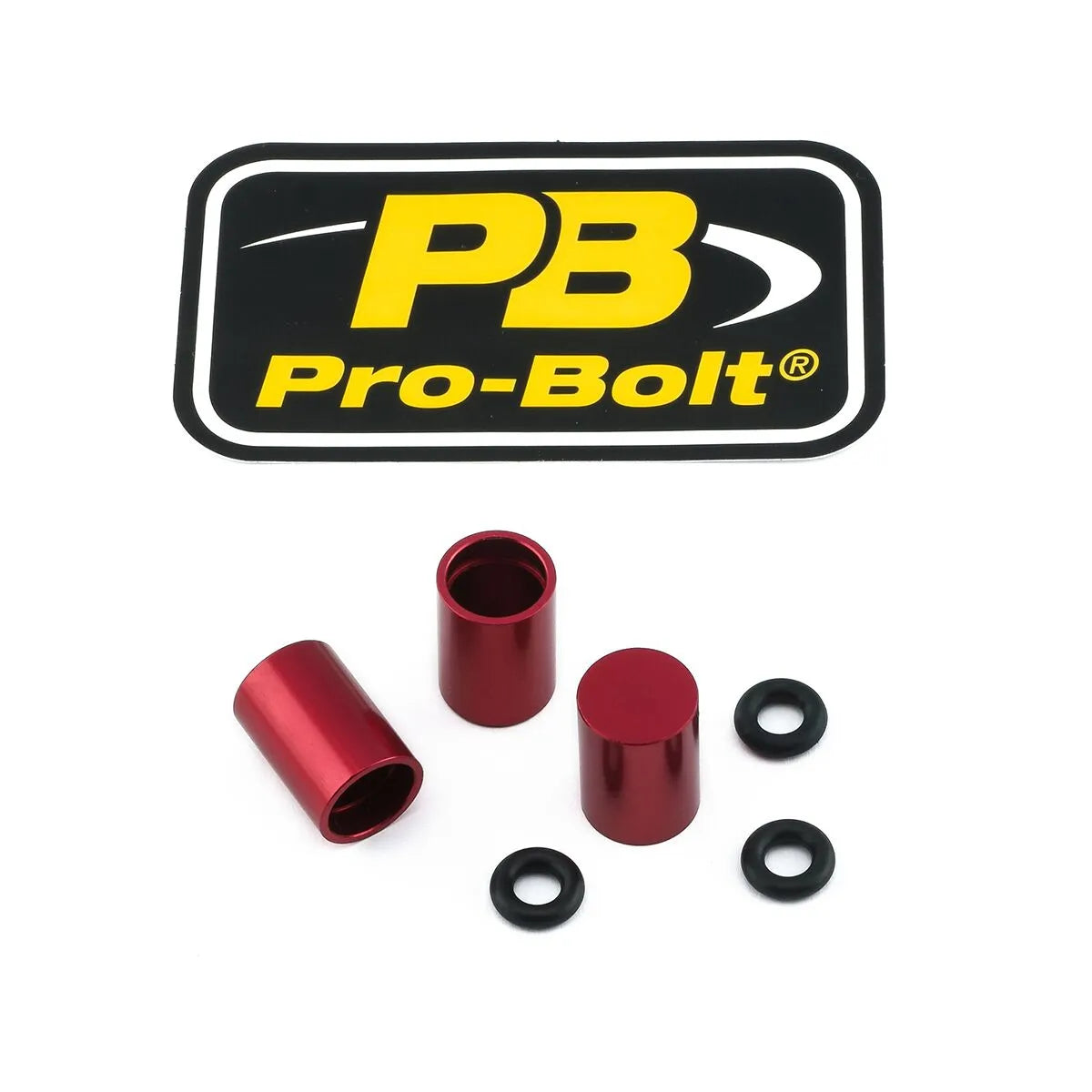 Pro Bolt Bromsok Luftnippel Lock - Röd