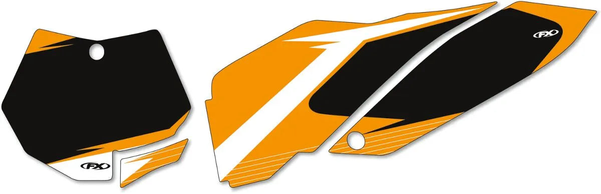Factory Effex Pre-cut Graphic Number Plate Kit