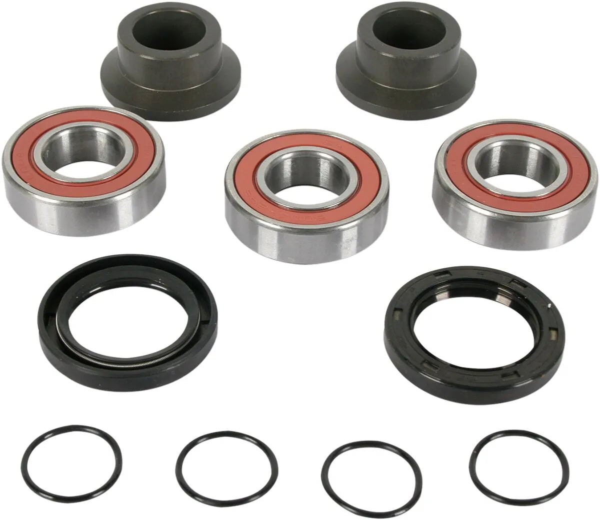 PIVOT WORKS Rear Watertight Wheel Bearing Kit with Collar