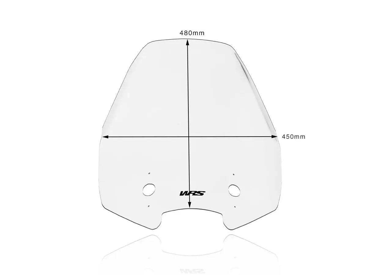WRS Caponord Windscreen Clear for Kawasaki Versys 650 1000