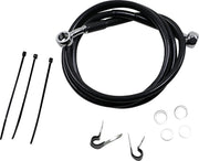 Drag Specialties Förlängd Bromsslang Kit 47.25" Svart Vinyl