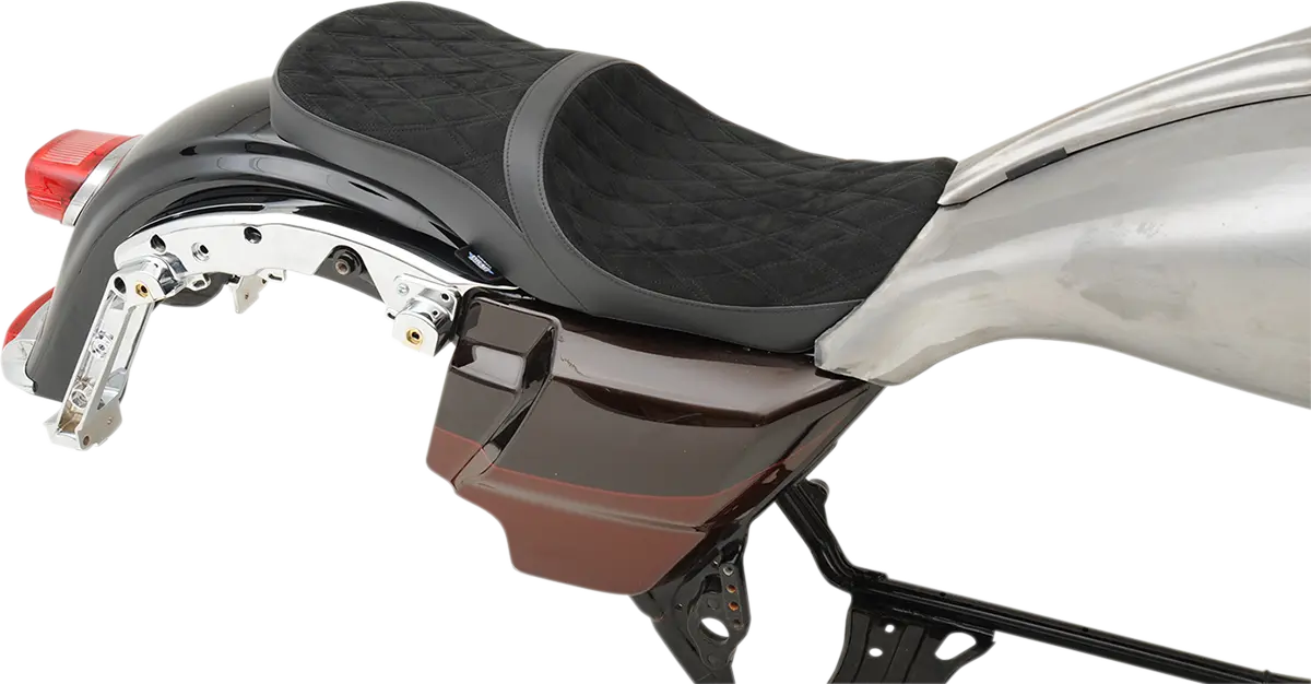 Drag Specialties Low Profile Touring Seat - For Harley Davidson