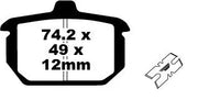 Ebc Fa-hh Series Sintrade Bromsbelägg - Bak