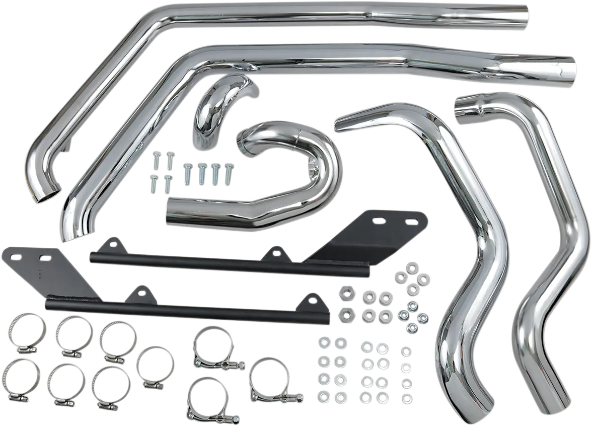 Bassani Xhaust Power Curve True-dual Header Pipes For Softail