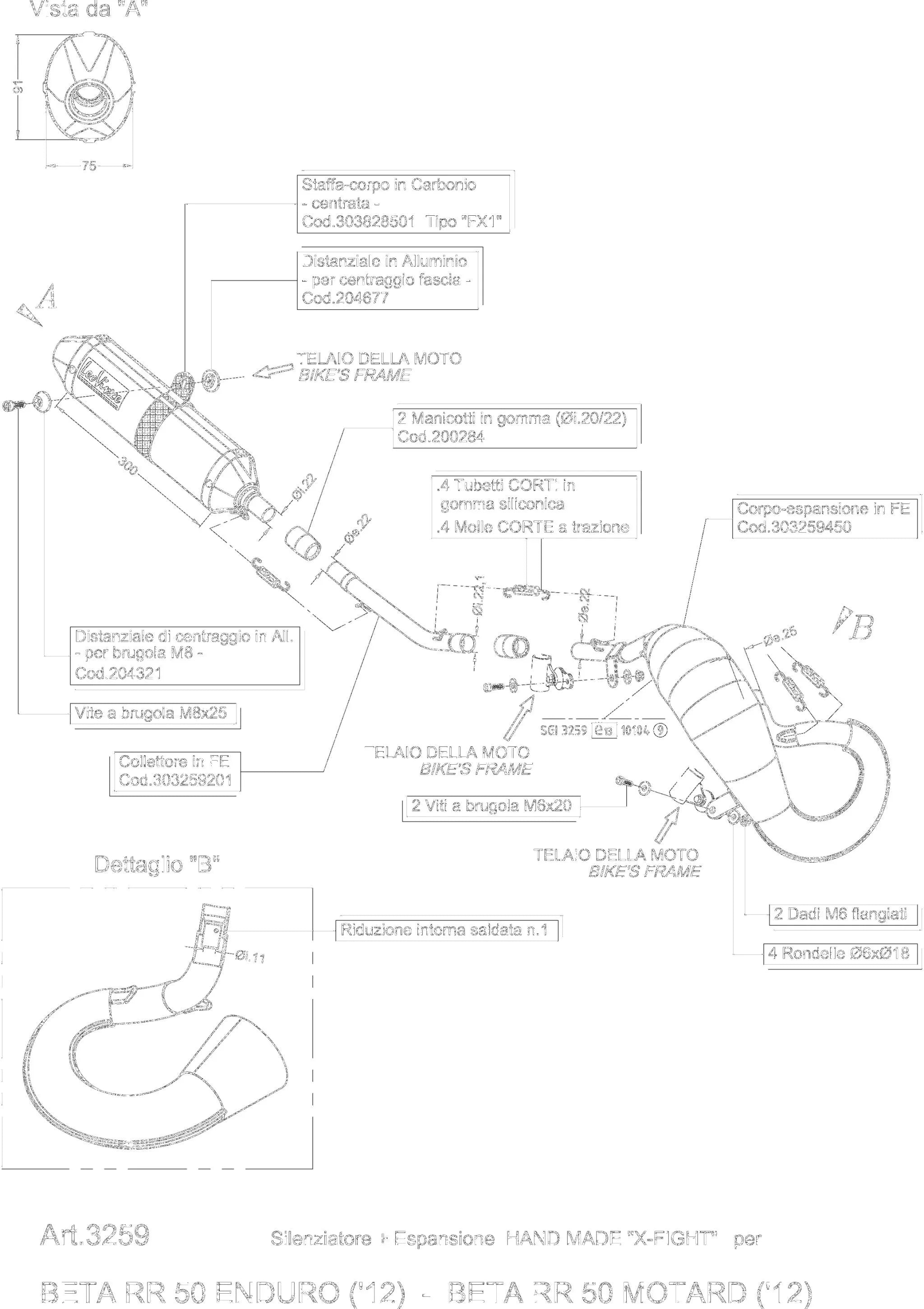 Leovince X-fight Black Edition Full Exhaust System