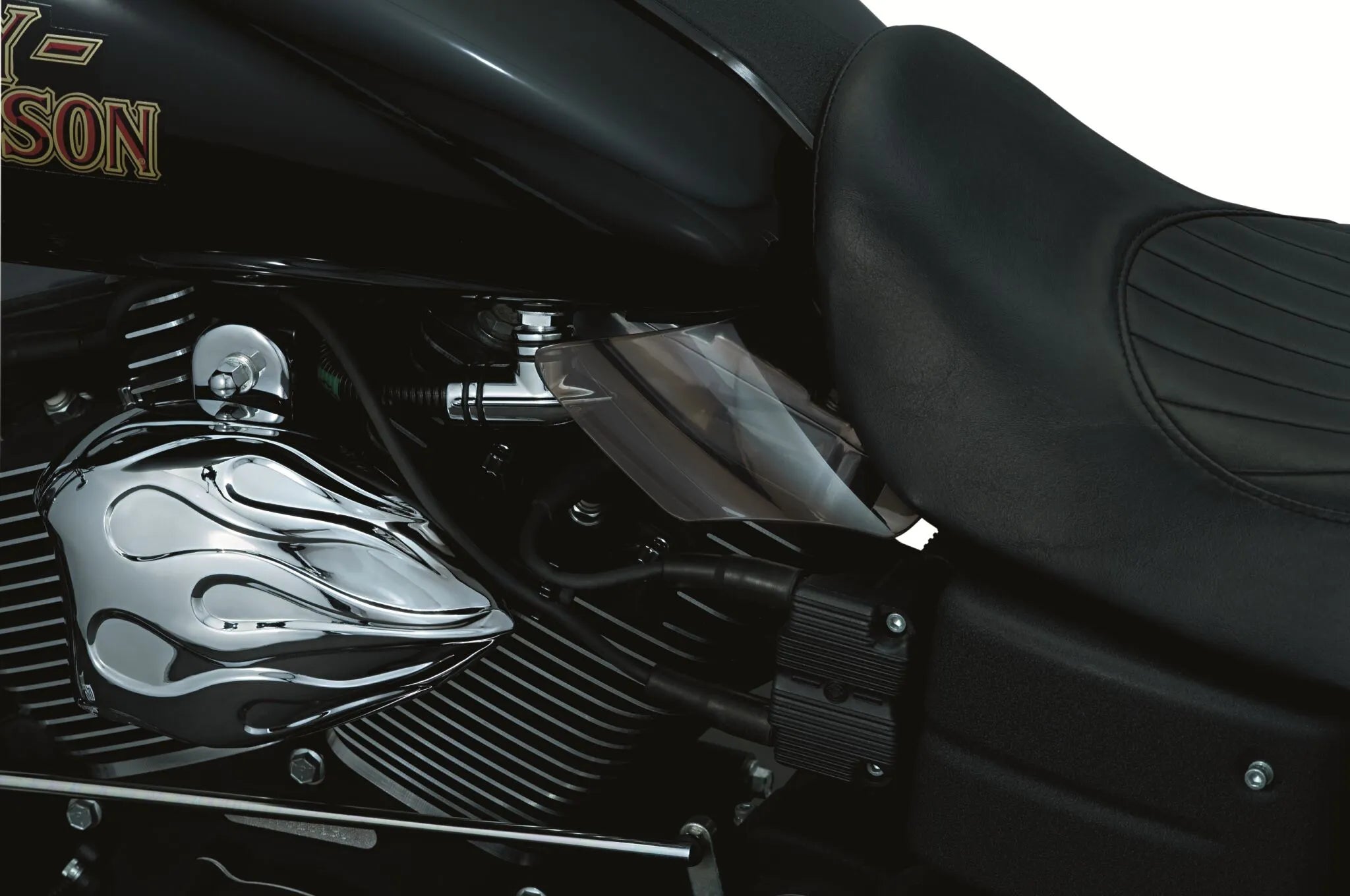 Kuryakyn Saddle Shields - Reflective Smoke Tint