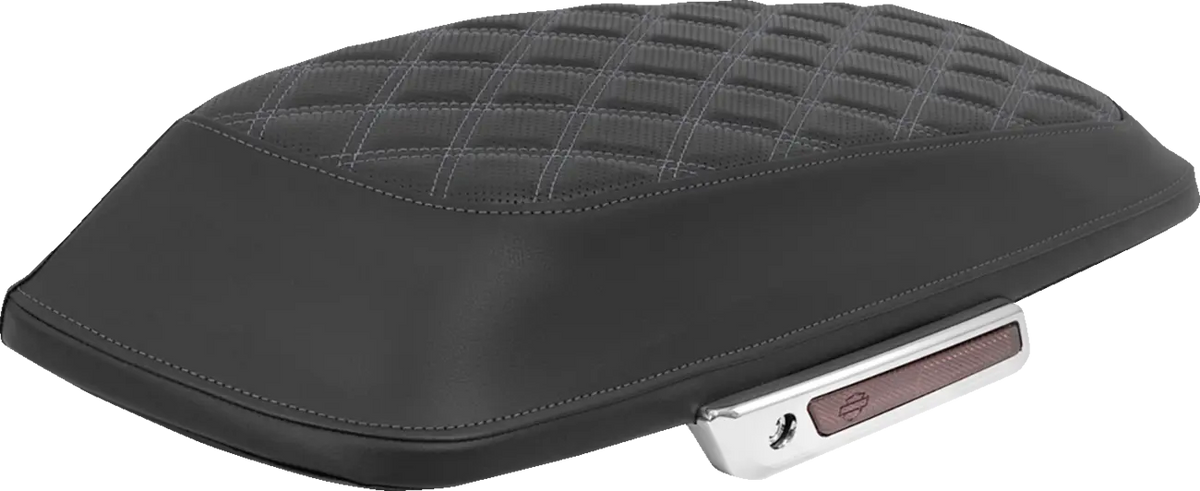 Saddlemen RoadSofa Lattice Stitch Saddlebag Lid Covers Black