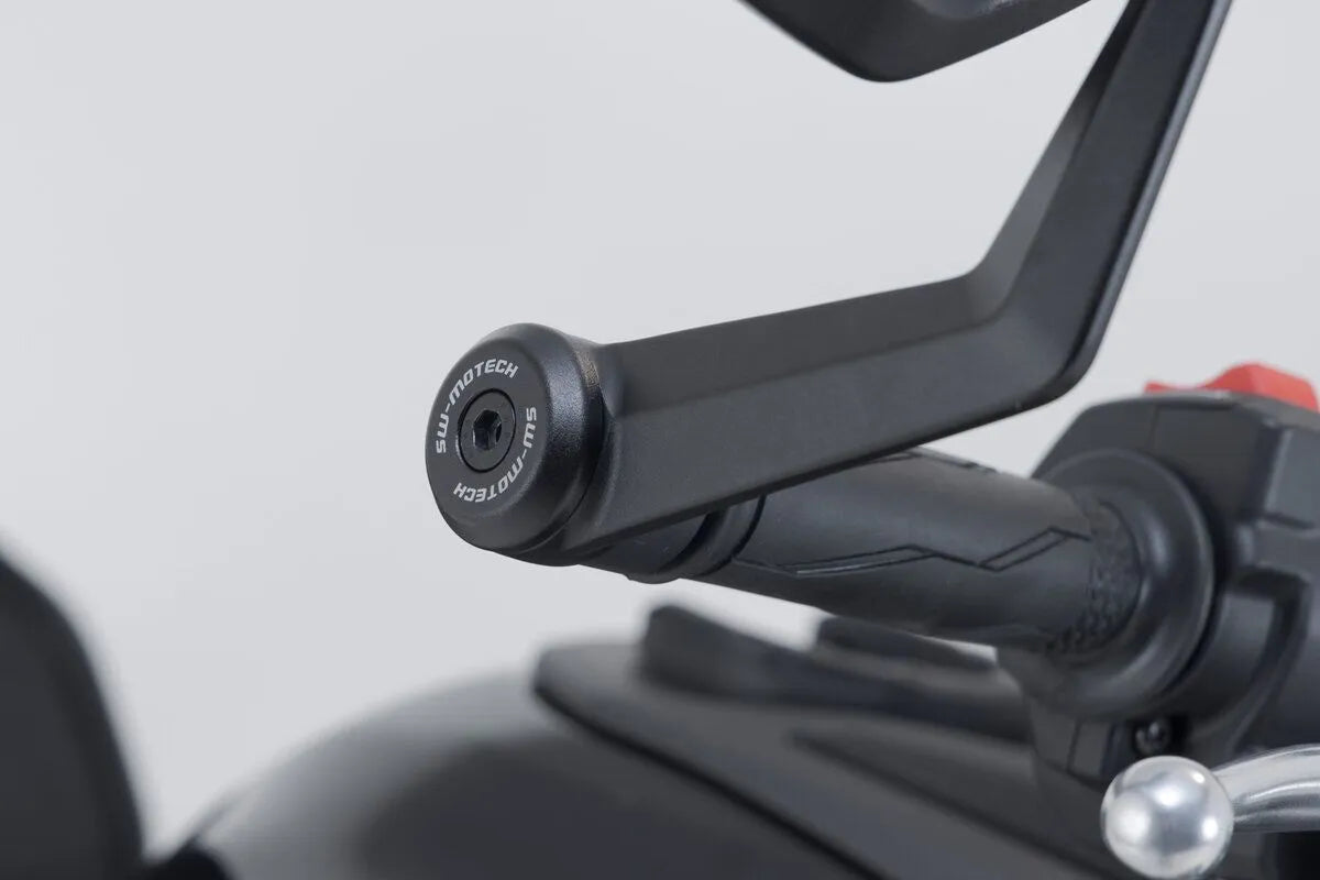 Sw-motech Bar End Mirrors - Black Anodized Aluminum