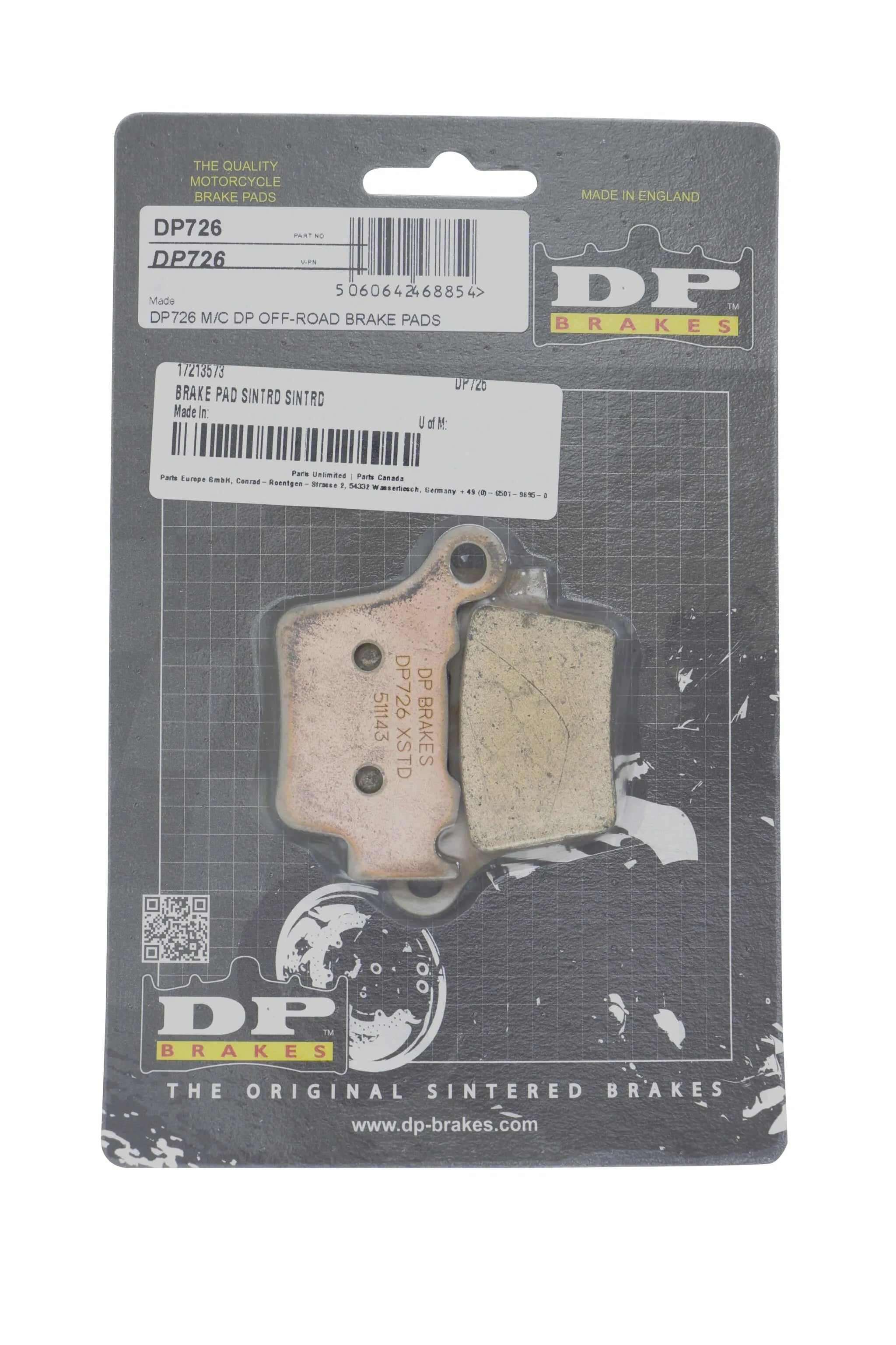 Dp Brakes Sintermetall Bromsbelägg - Fram & Bak