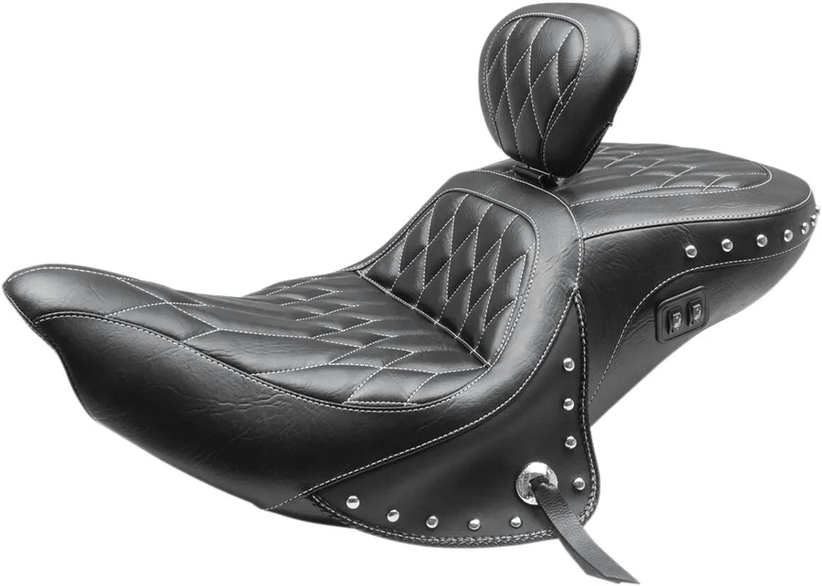 Mustang Heated Touring Seat - For INDIAN