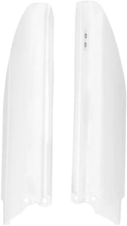 Polisport White Lower Fork Covers