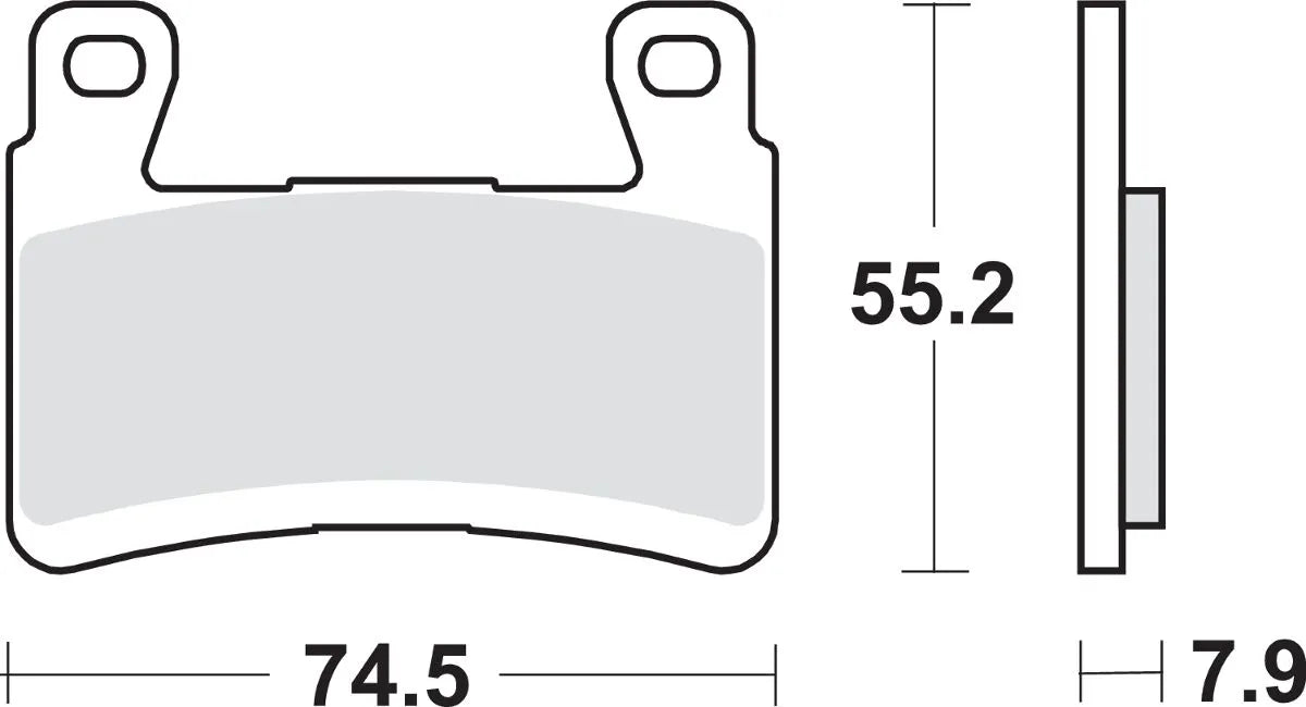 Sbs Hs Street Excel Sintermetall Frambromsbelägg - Fram
