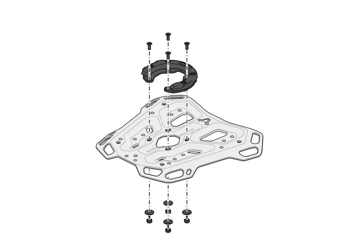 Sw-Motech Adventure Rack for Motorcycle Touring