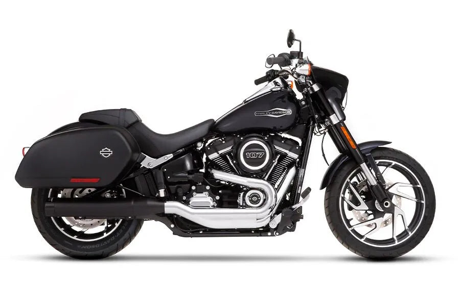 Rinehart Racing 4" Slip-On Avgassystem för Softail Sport Glide