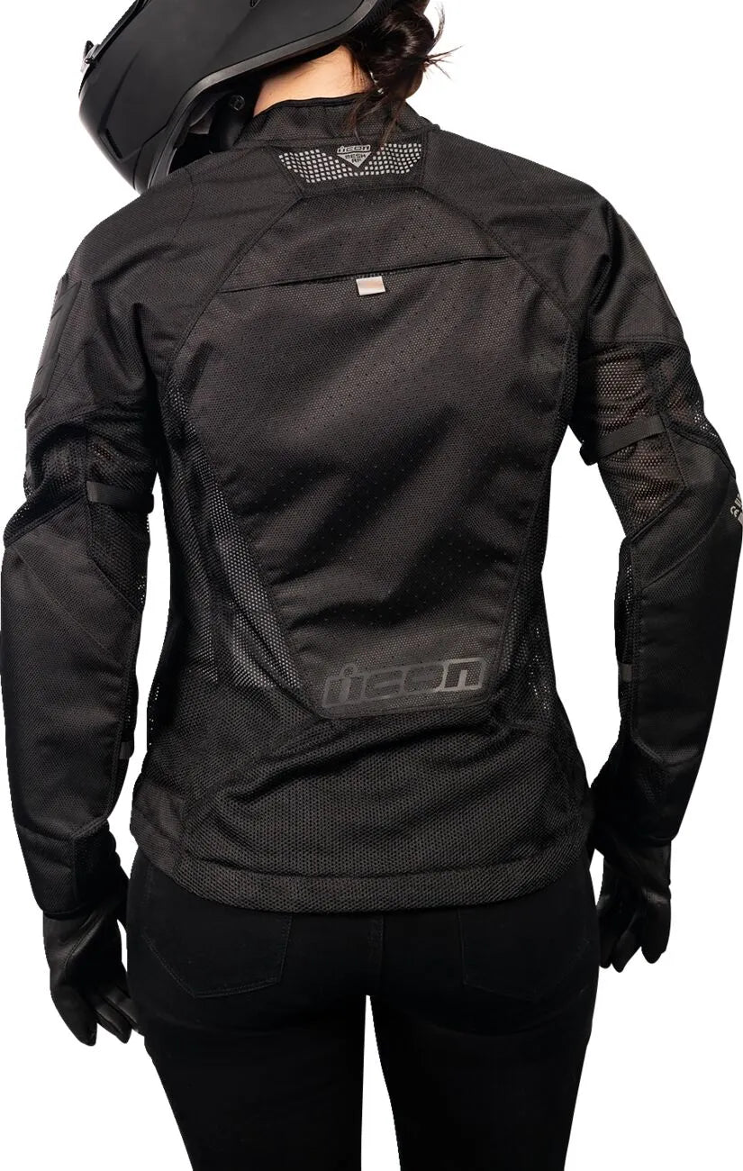 Icon Women's Mesh Af Jacket Foreet Sport - Black
