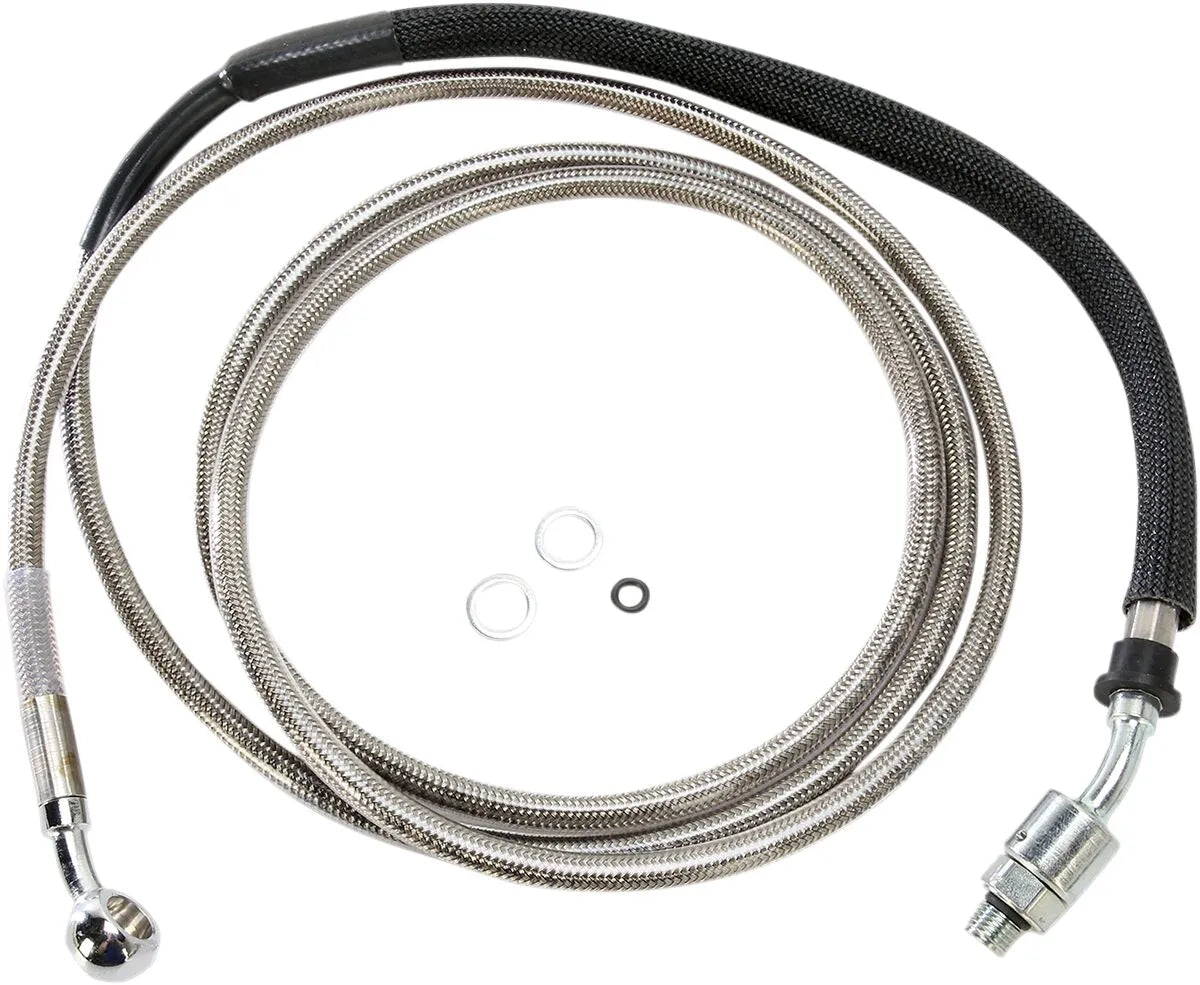 Drag Specialties Stainless Steel Hydraulic Clutch Line