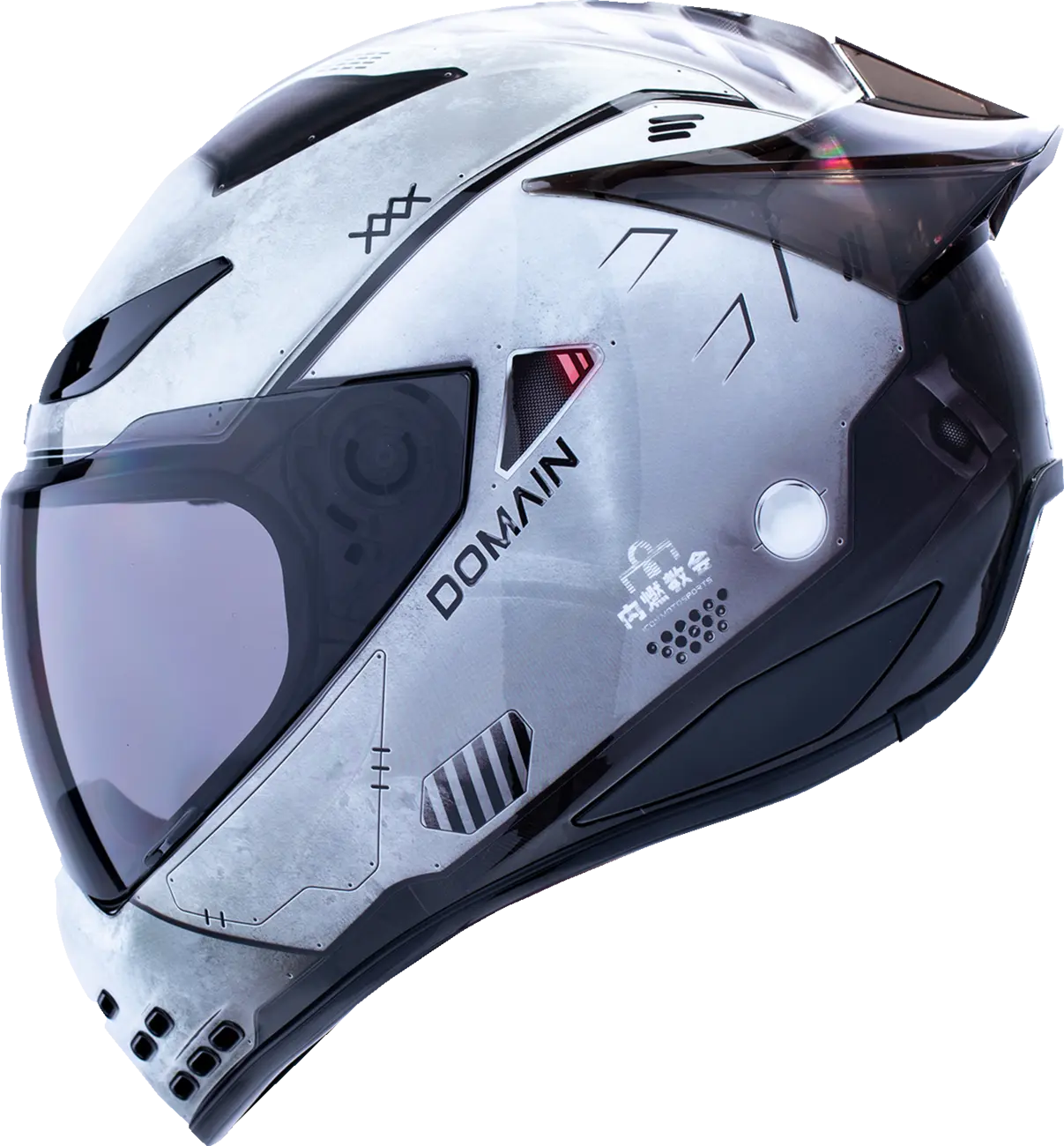 Icon Domain Future Proof Full Face Helmet - Gray