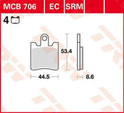 Trw Sv Series Sintered Brake Pads - Front