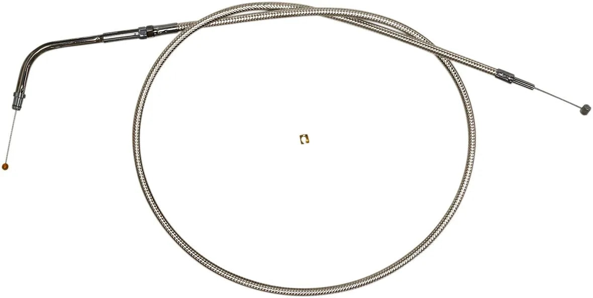 MAGNUM SHIELDING Polished Stainless Steel Braided Throttle/Idle
