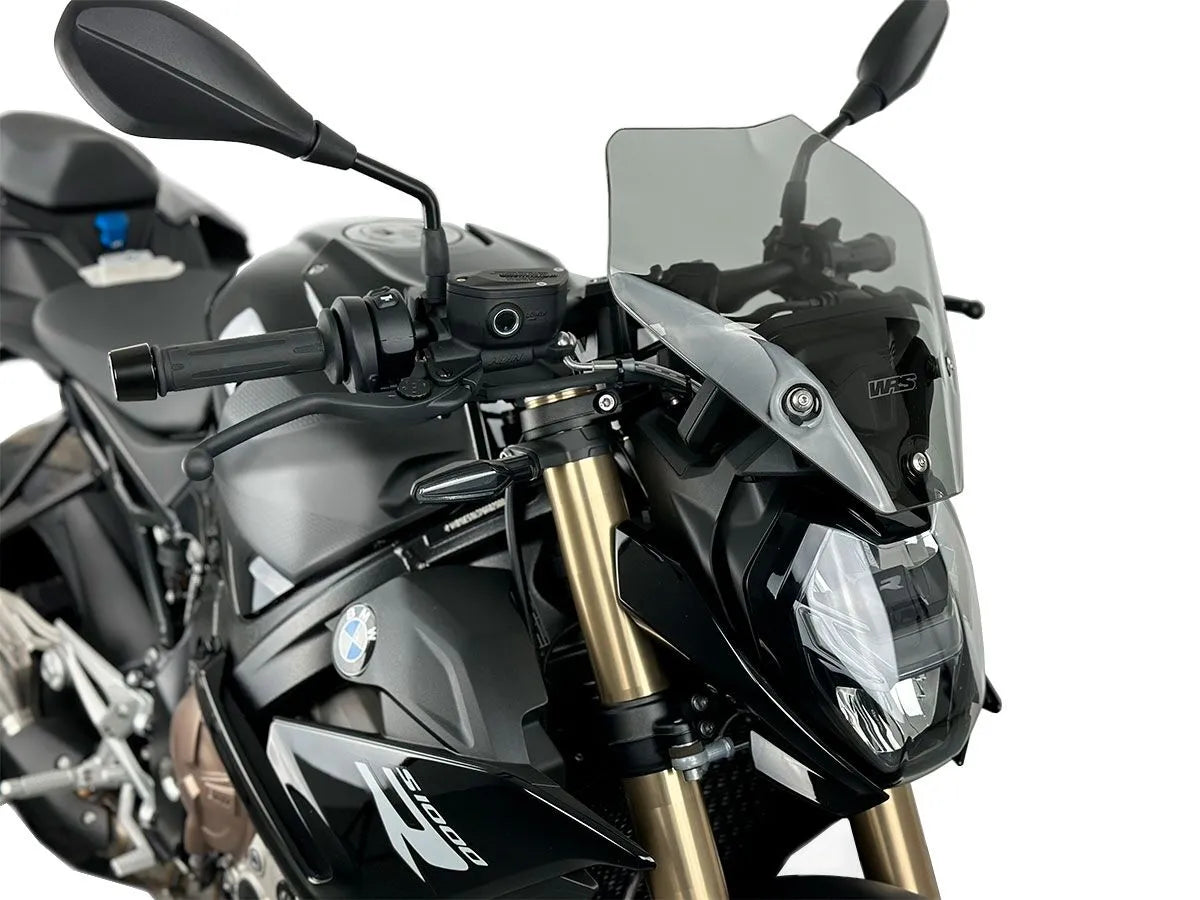 Wrs Smoke Windscreen - Naked Bike