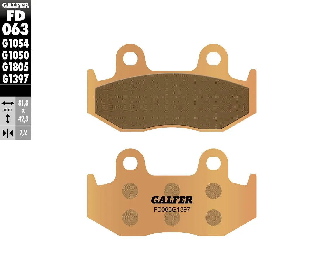 Galfer Hh Sintrade Bromsbelägg Set - Fram & Bak