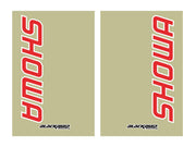 Blackbird Racing Fork Stickers - Red Vinyl Fork Guard Decals