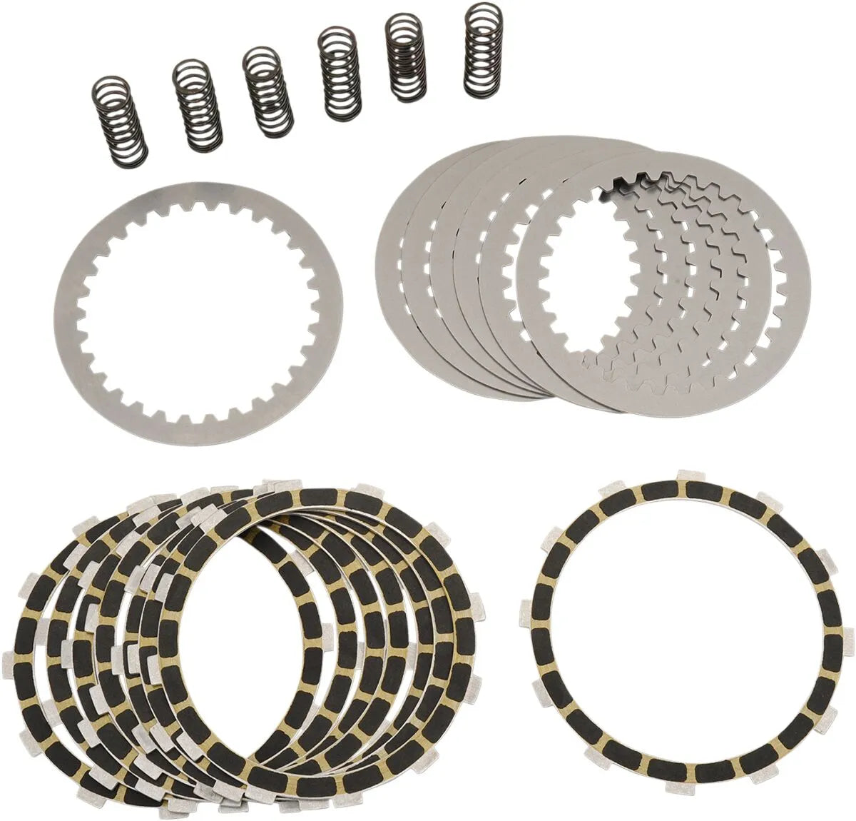 Barnett Complete Clutch Kit With Carbon Fiber For Motorcycles