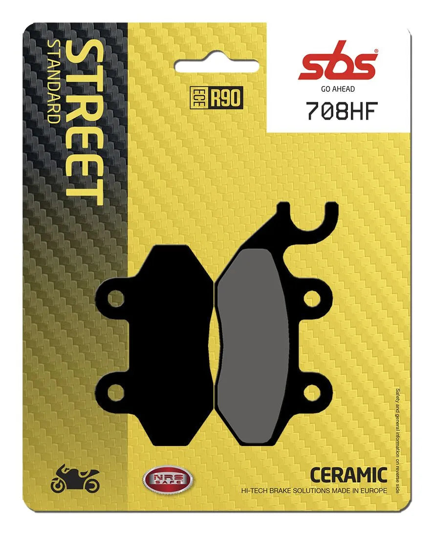 Sbs Hf Street Ceramic Organic Brake Pads - Front