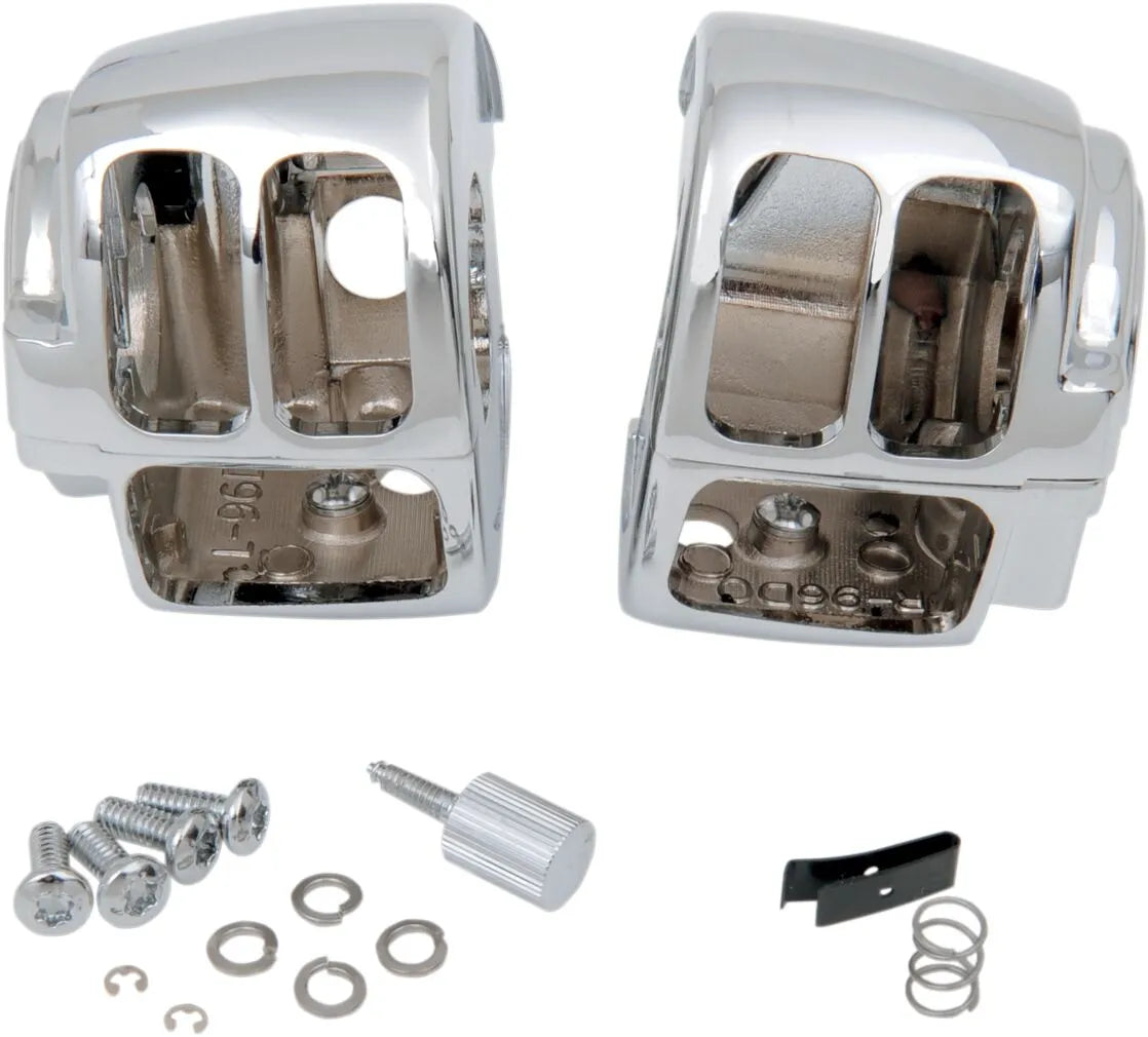 Drag Specialties Handlebar Switch Housing Kit Chrome