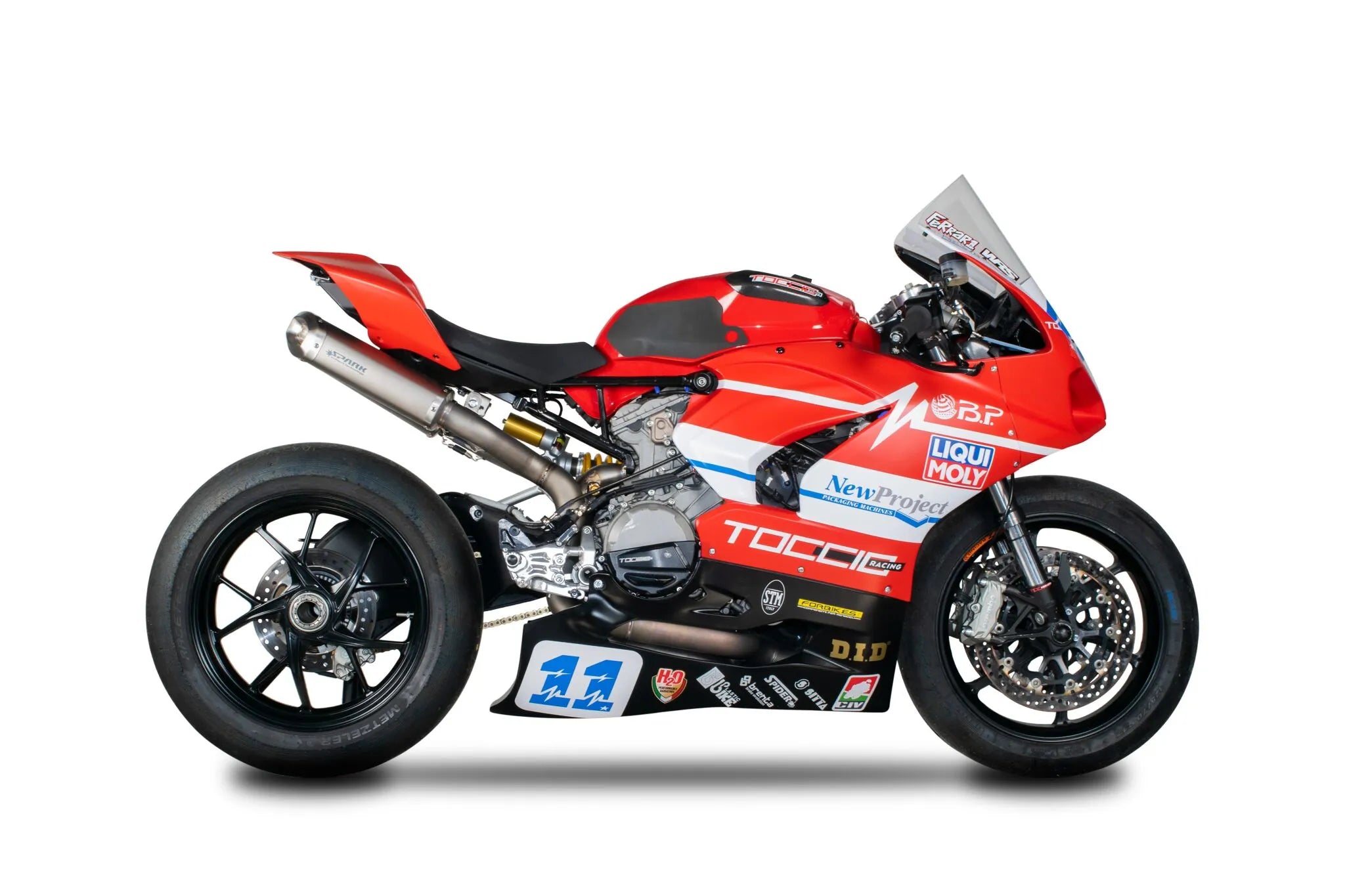 Spark Rektangulärt Full Titanium Avgassystem