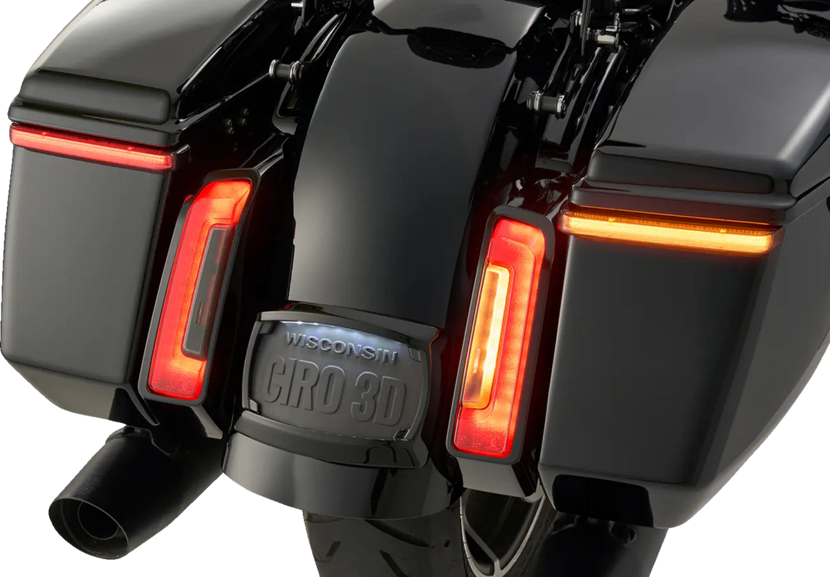 Ciro Bag Blades® With Lightstrike® Led Saddlebag Lights