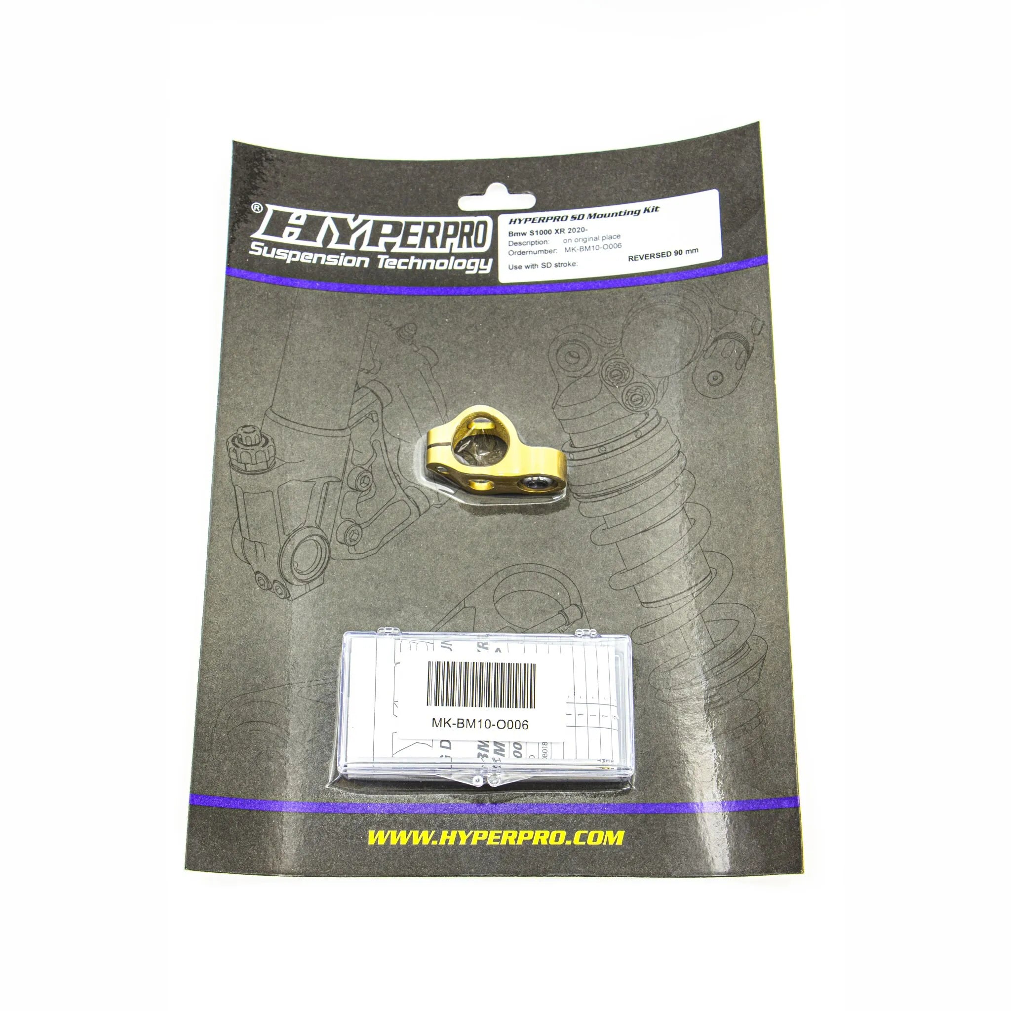 Hyperpro Steering Damper Mounting Kit