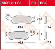 Trw Ec Series Keramiska Bromsbelägg