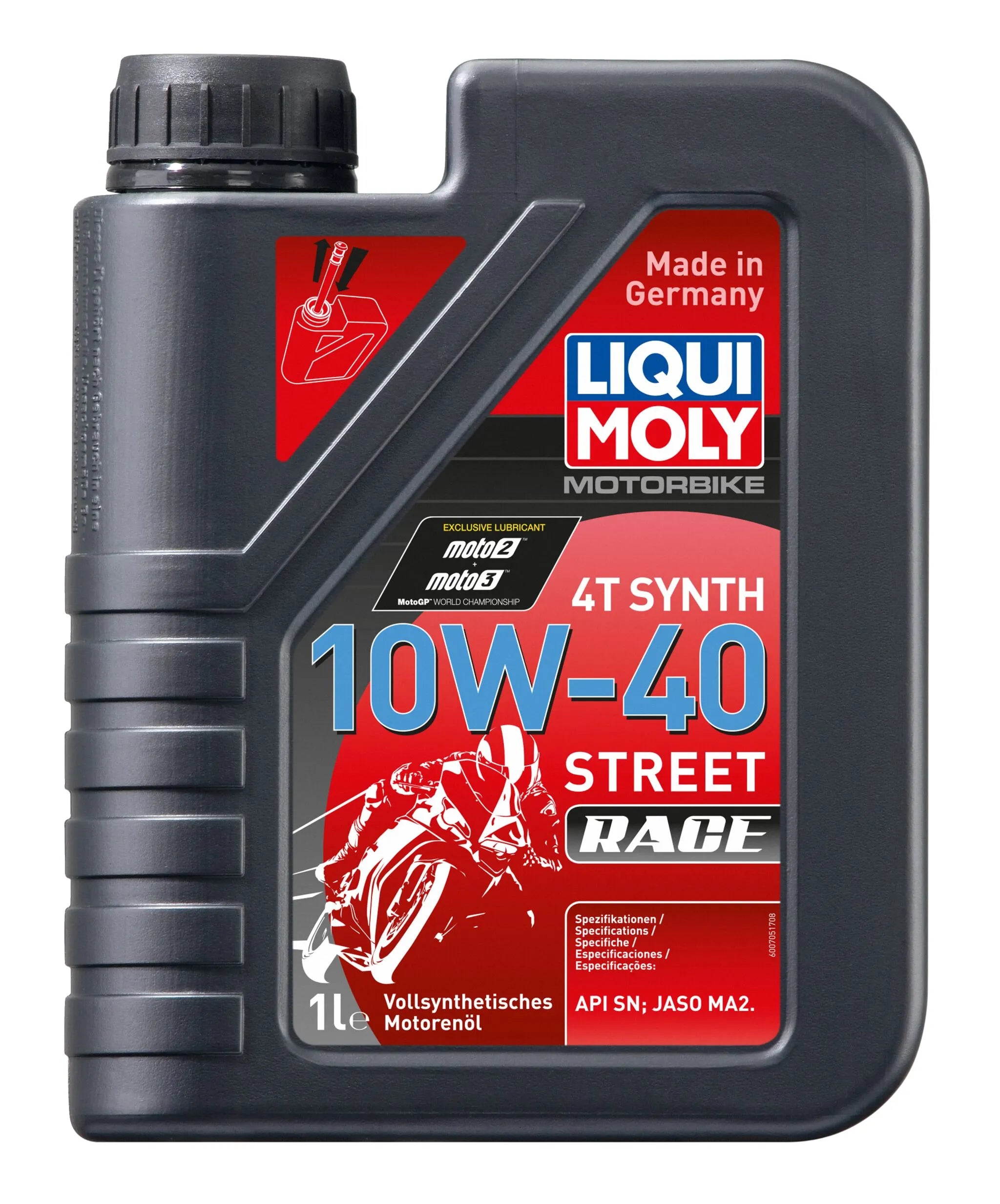 Liqui Moly 4t 10w-40 Street Engine Oil - Full Synthetic 1 liter