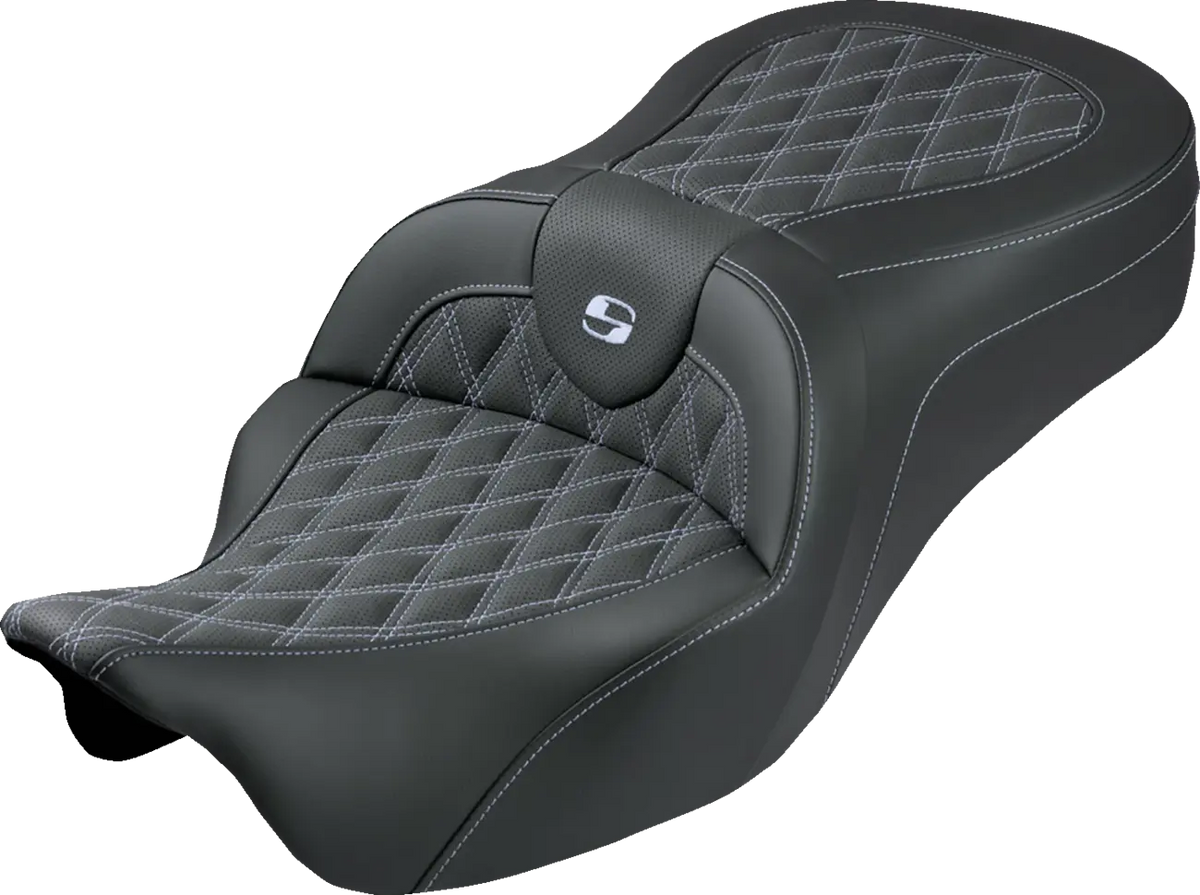 Saddlemen Roadsofa King Seat Black Saddlehyde with Leather