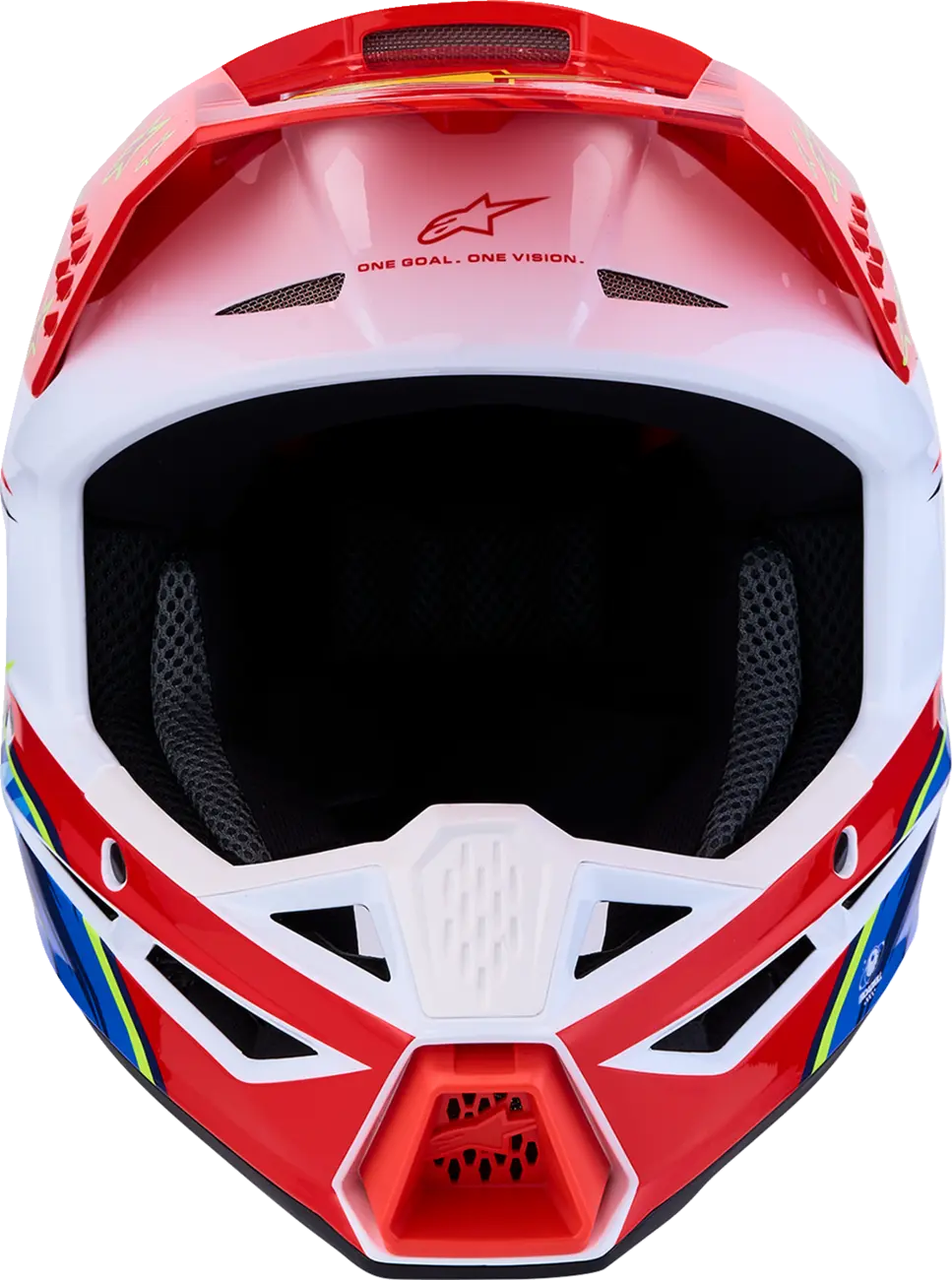 Alpinestars SM3 Falcon Youth Helmet Red/White/Blue Yellow